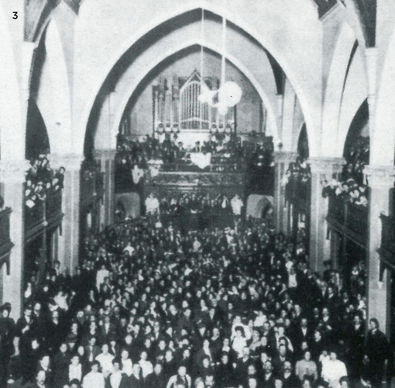 The interior of Wesley church, c.1925.